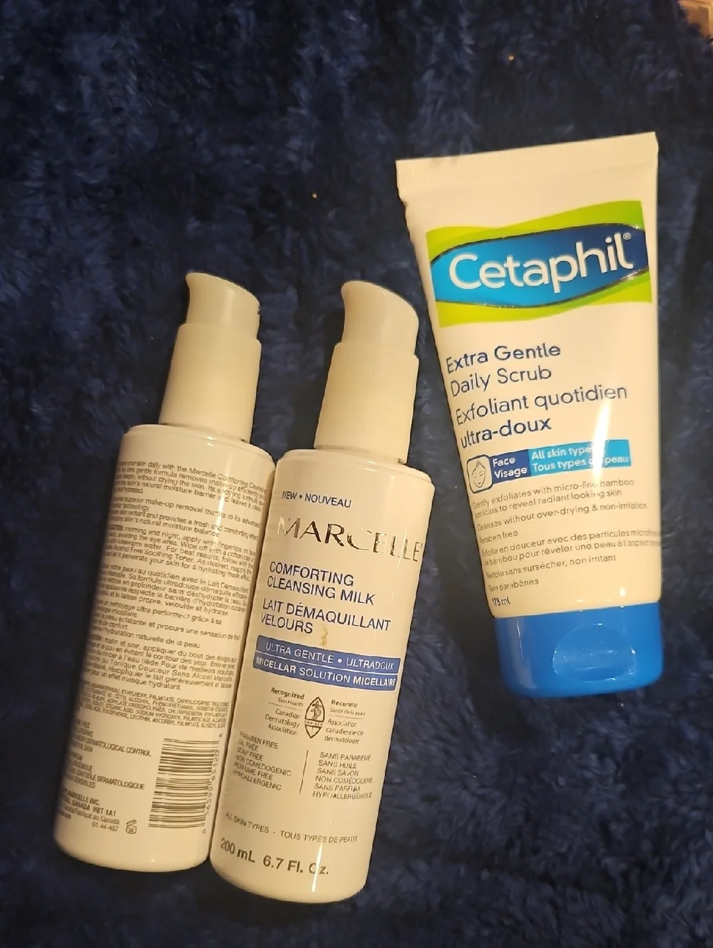 2x Marcelle Cleansing Milk + Extra Gentle Daily Scrub - Picture 1 of 3